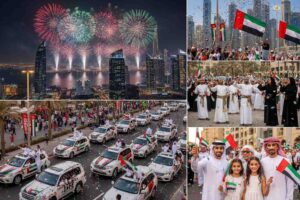 Collage of Celebration of UAE Nationa Day