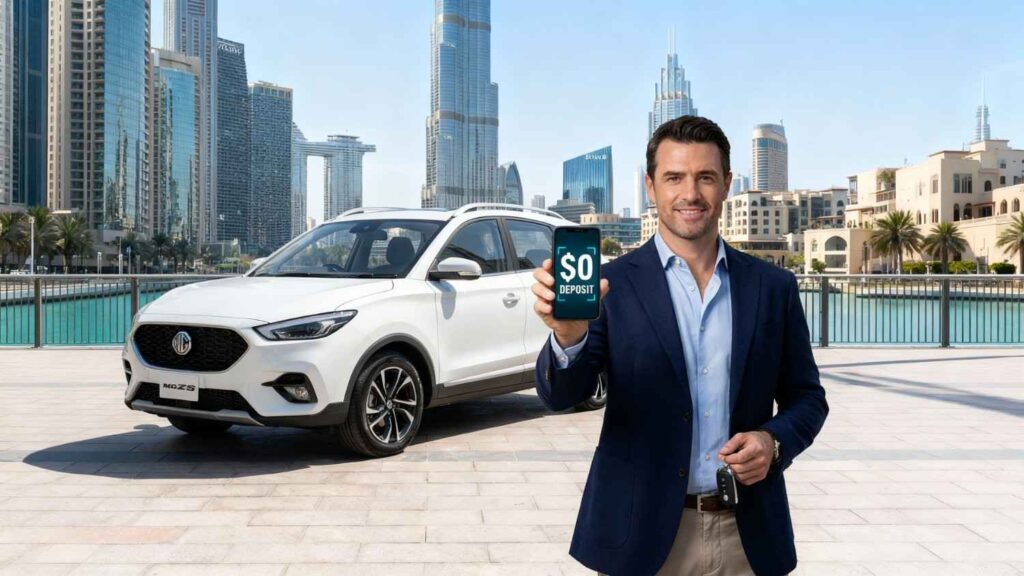 No deposit car rental dubai